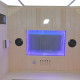 Sauna na podczerwień LOIS 2 osobowa - z panelami węglowymi 1900W i kontrolerem Wi-Fi - SNÖ