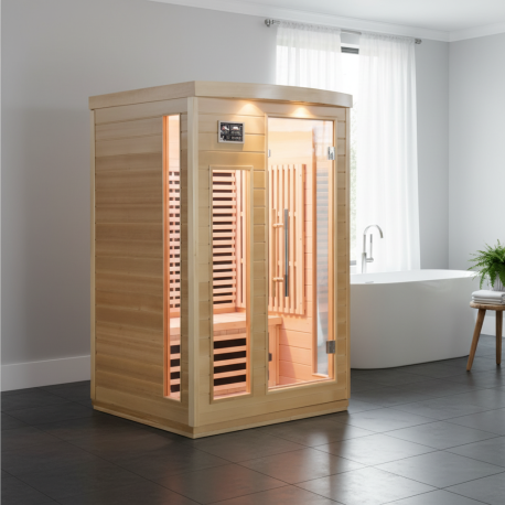 Sauna na podczerwień 2050W 2 osobowa - SNÖ