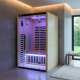 Sauna na podczerwień LOIS 2 osobowa - z panelami węglowymi 1900W i kontrolerem Wi-Fi - SNÖ