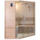 Tradycyjna sauna fińska narożna LUXE 3-4-osobowa - SNÖ