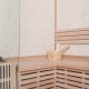 Tradycyjna sauna fińska narożna LUXE 3-4-osobowa - SNÖ