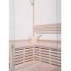 Tradycyjna sauna fińska narożna LUXE 3-4-osobowa - SNÖ