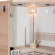 Tradycyjna sauna fińska narożna LUXE 3-4-osobowa - SNÖ
