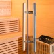 Tradycyjna sauna fińska narożna LUXE 3-4-osobowa - SNÖ