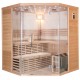 Tradycyjna fińska sauna narożna LUXE 5-6 osobowa - SNÖ
