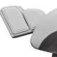 Podgrzewany fotel masujący 3D - Zero Gravity - Bluetooth - K20 biały - KÔSU